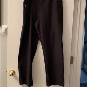 Lucy bootcut exercise pants black